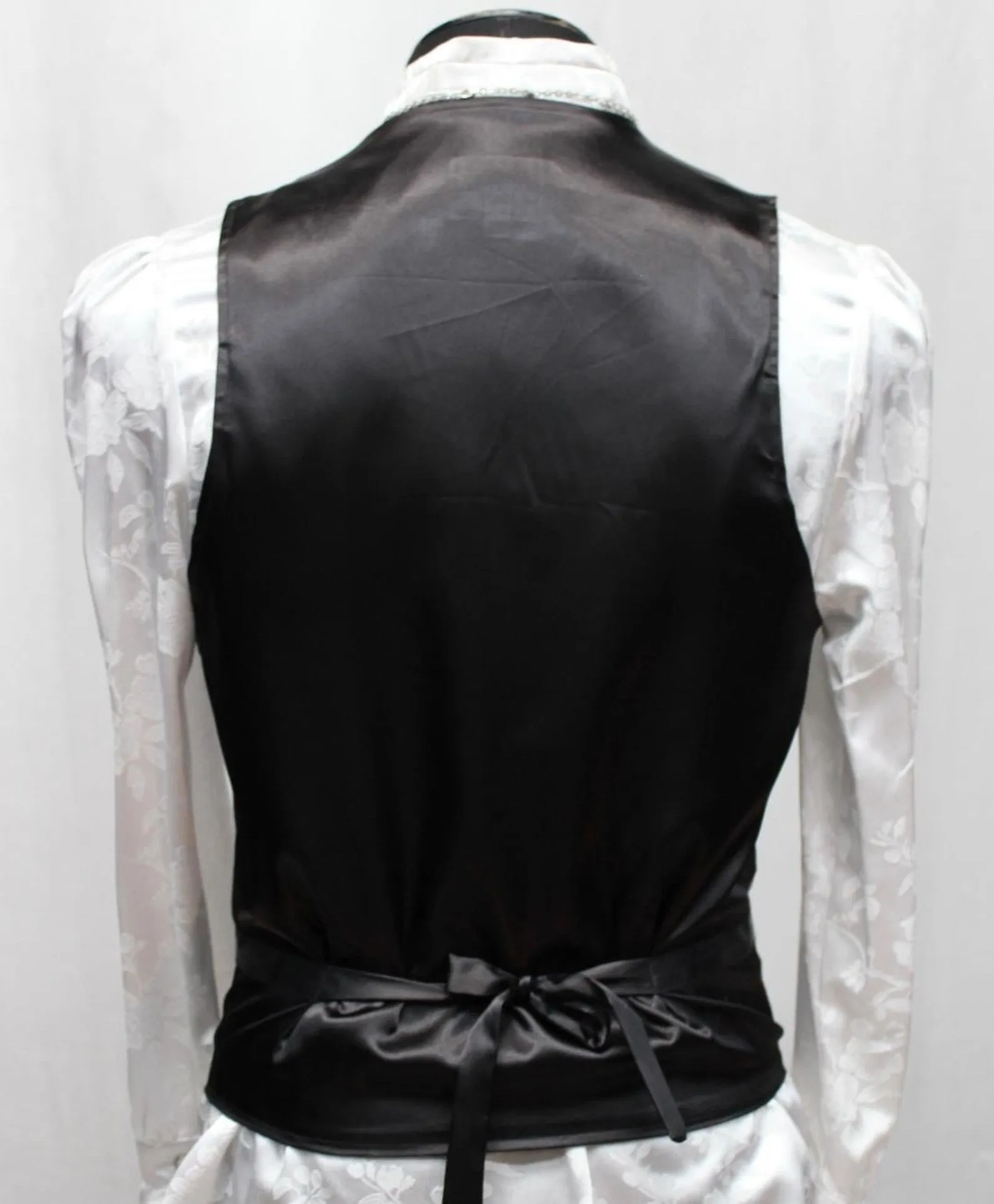 ARISTOCRAT VEST - EDWARDIAN BROCADE - Silver