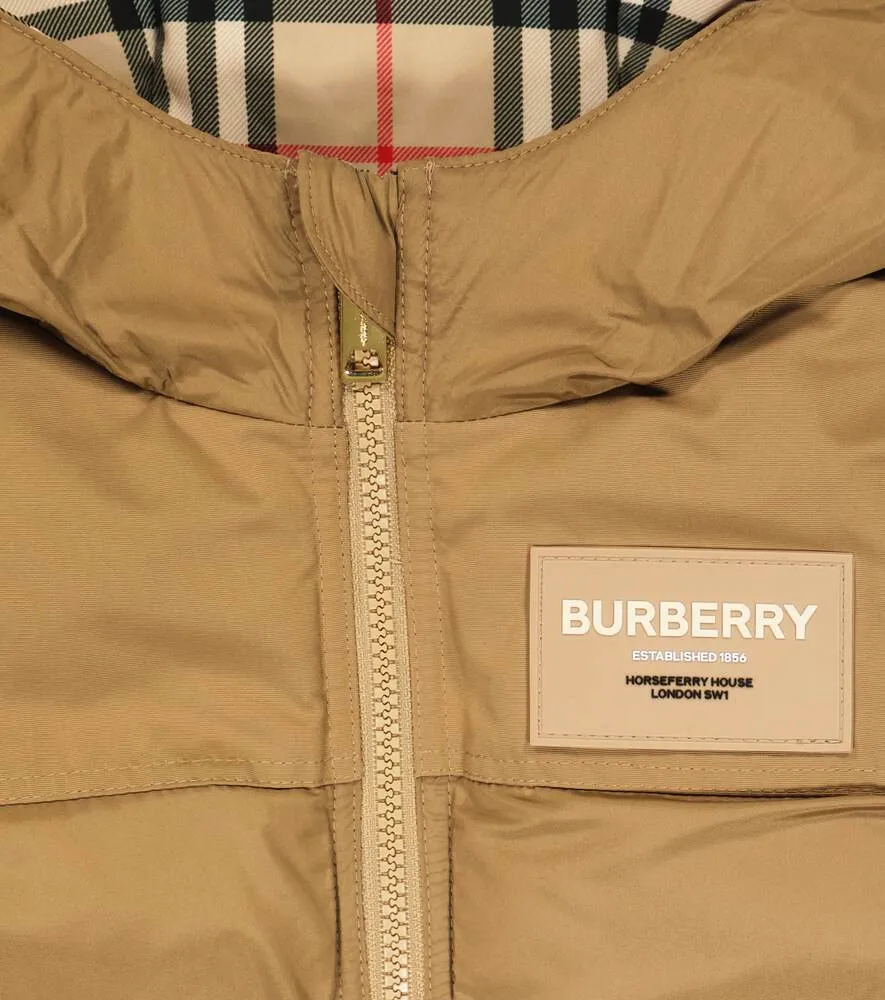 Burberry check vest, beige