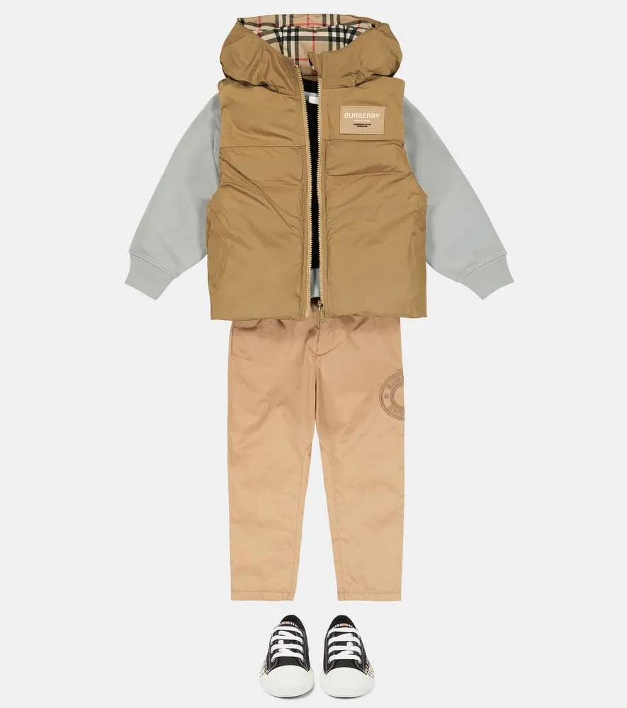 Burberry check vest, beige