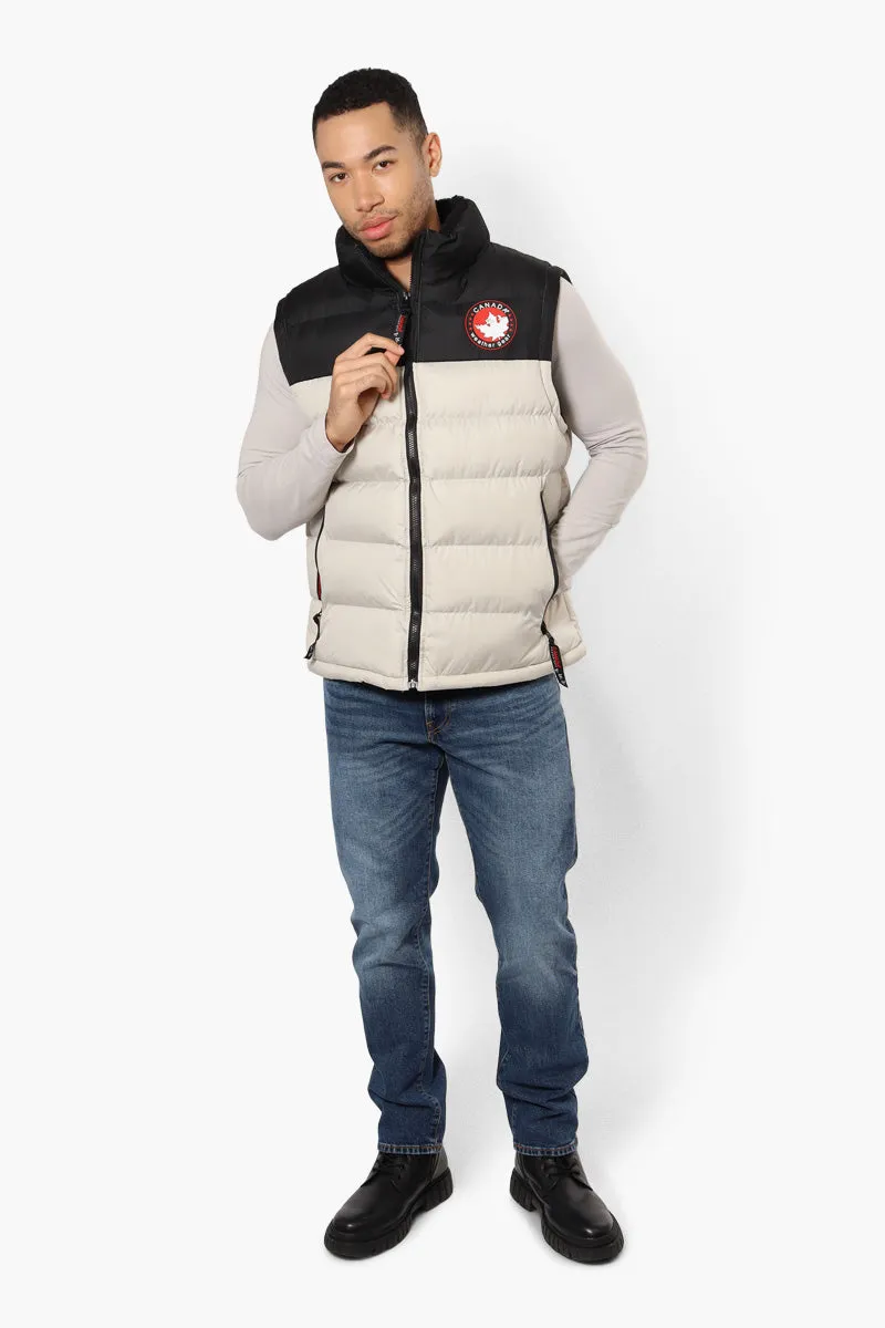Canada Weather Gear Contrast Bubble Vest - White