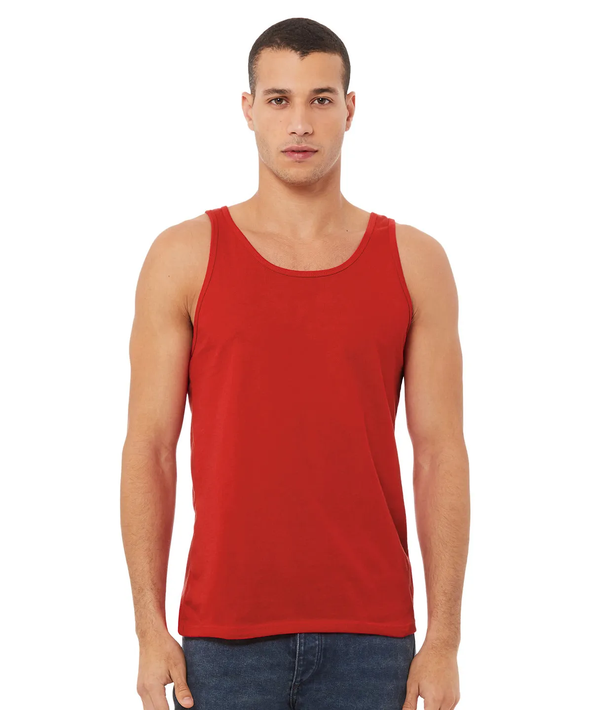 Charcoal-Black Triblend - Unisex Jersey tank top