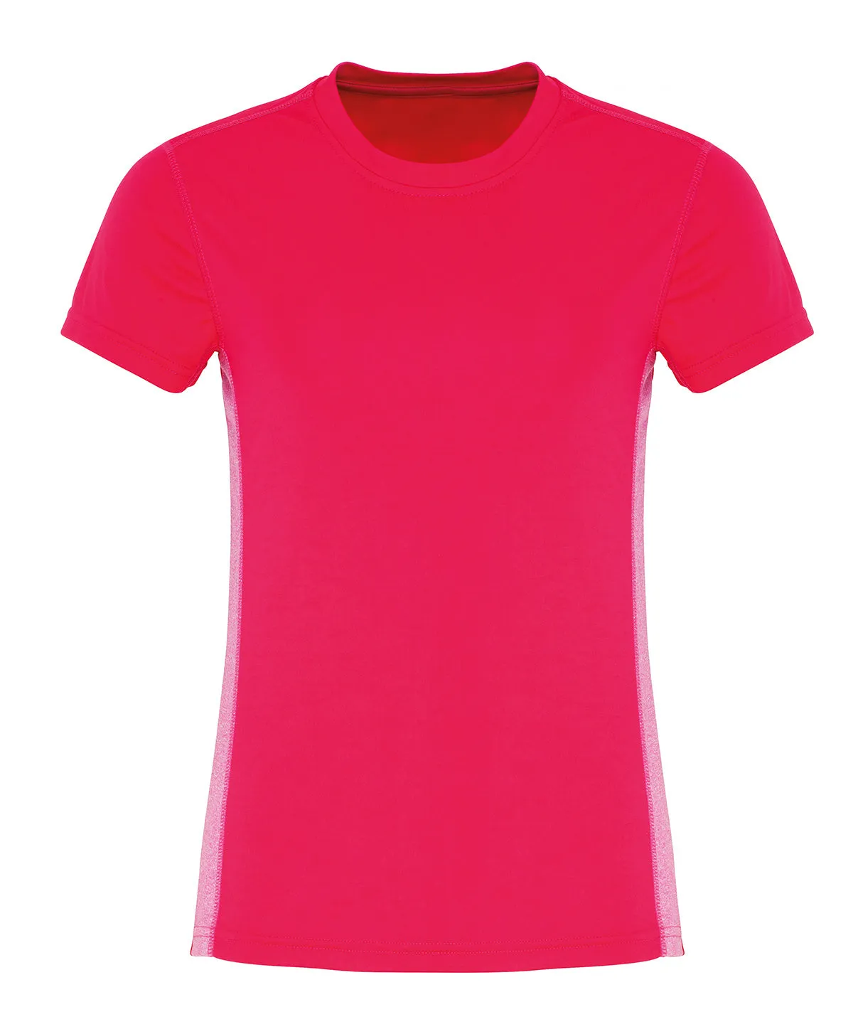 Charcoal/Black Melange - Women's TriDri® contrast panel performance t-shirt