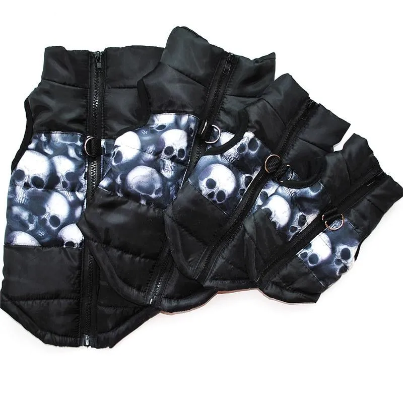Dog Quilted Padded Warm Winter Windproof Vests