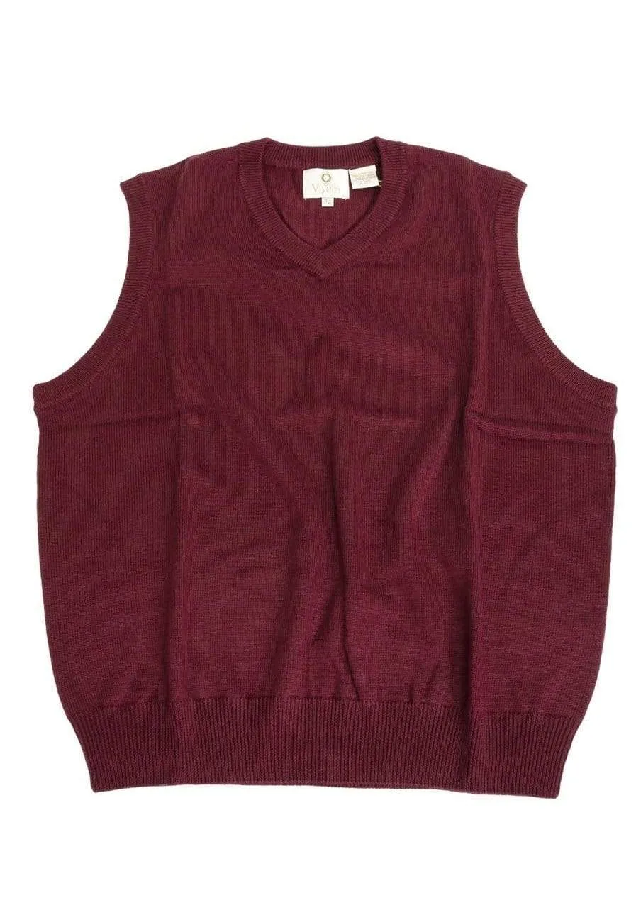 Elevate Your Style with our Extra Fine Merino Wool V-Neck Pull Over Sweater Vest - Available in 11 Vibrant Colors