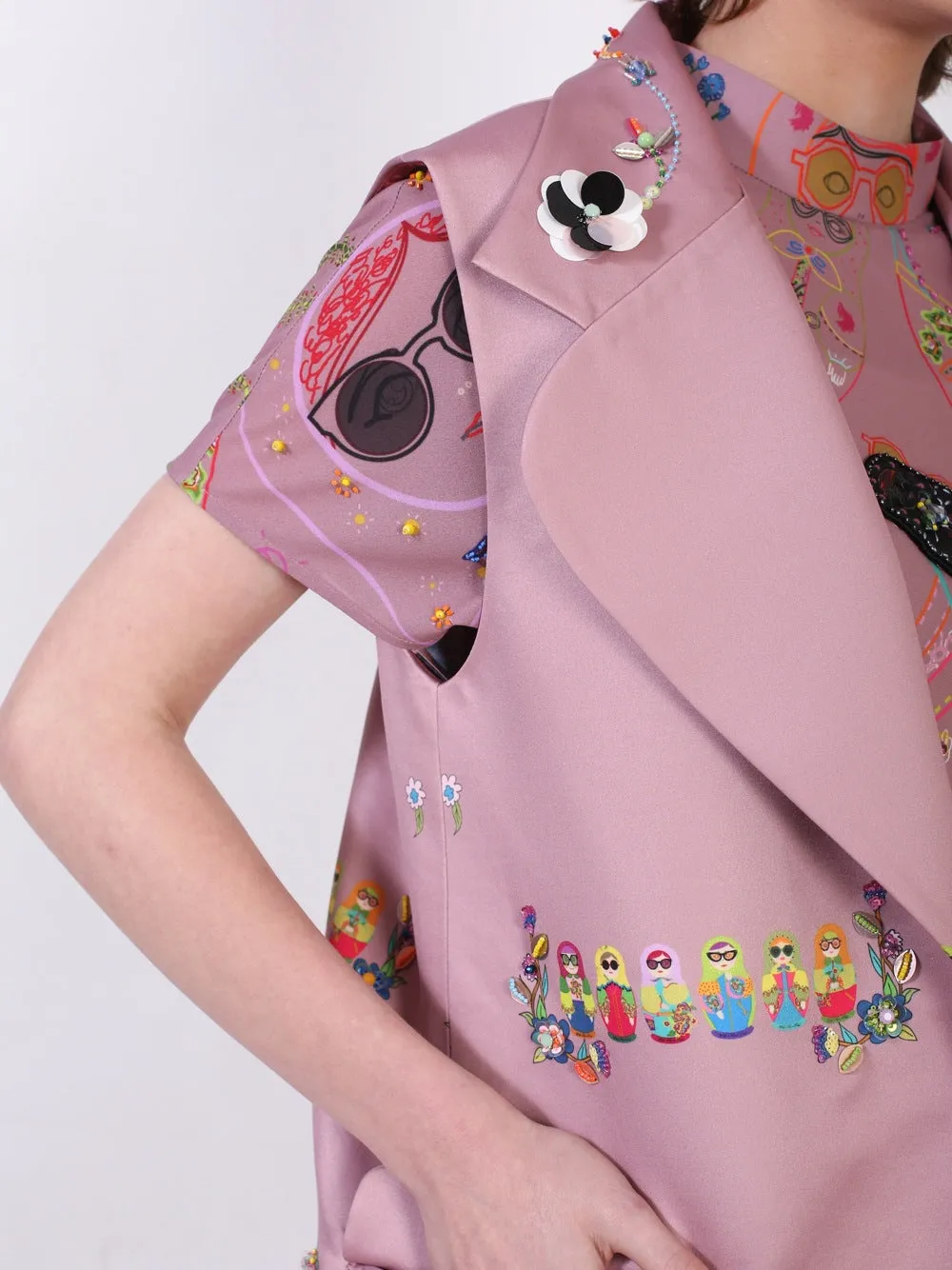 Gilda Pink Vest