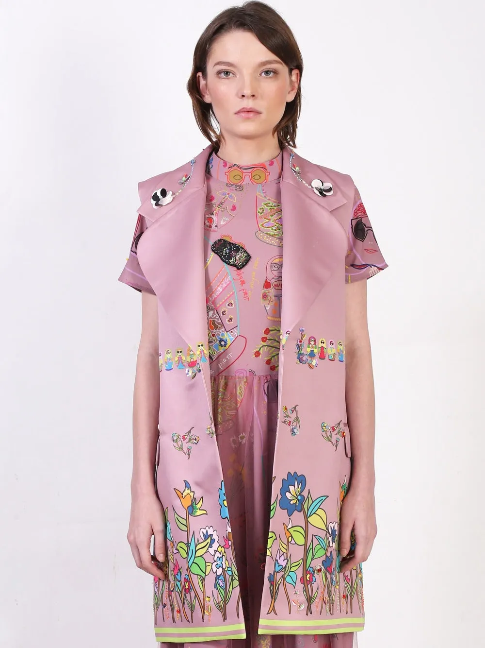 Gilda Pink Vest