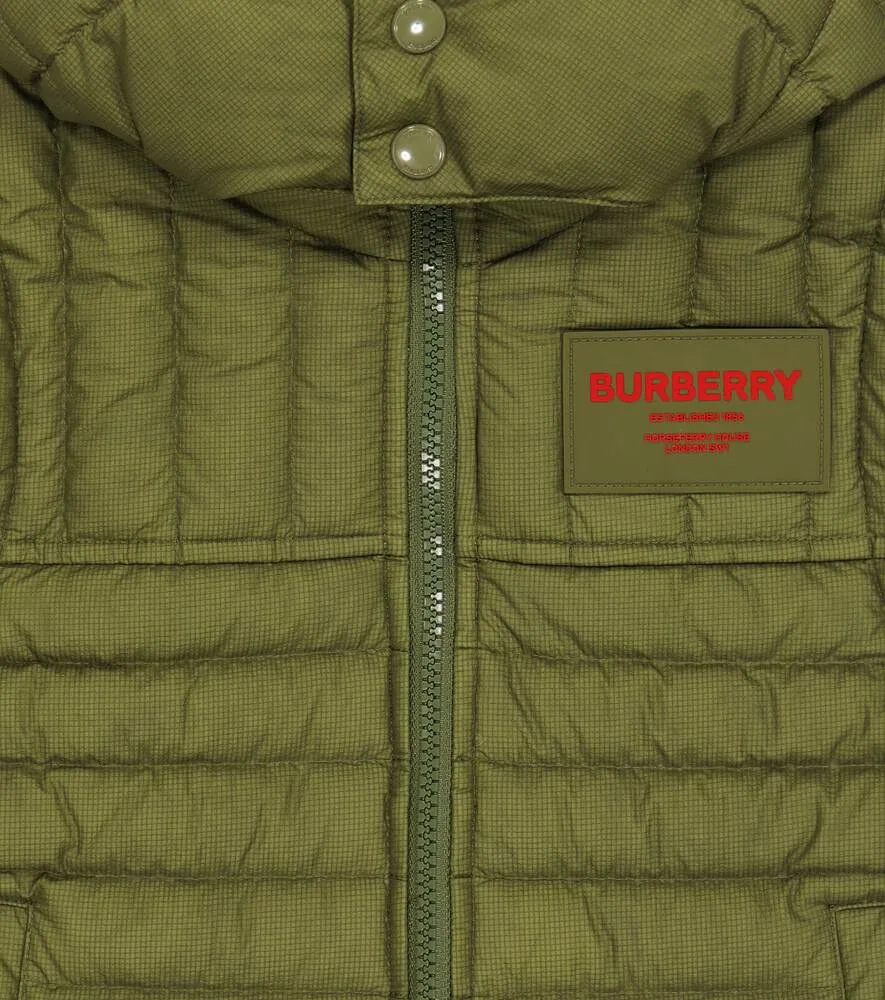 Horseferry Burberry down vest, green