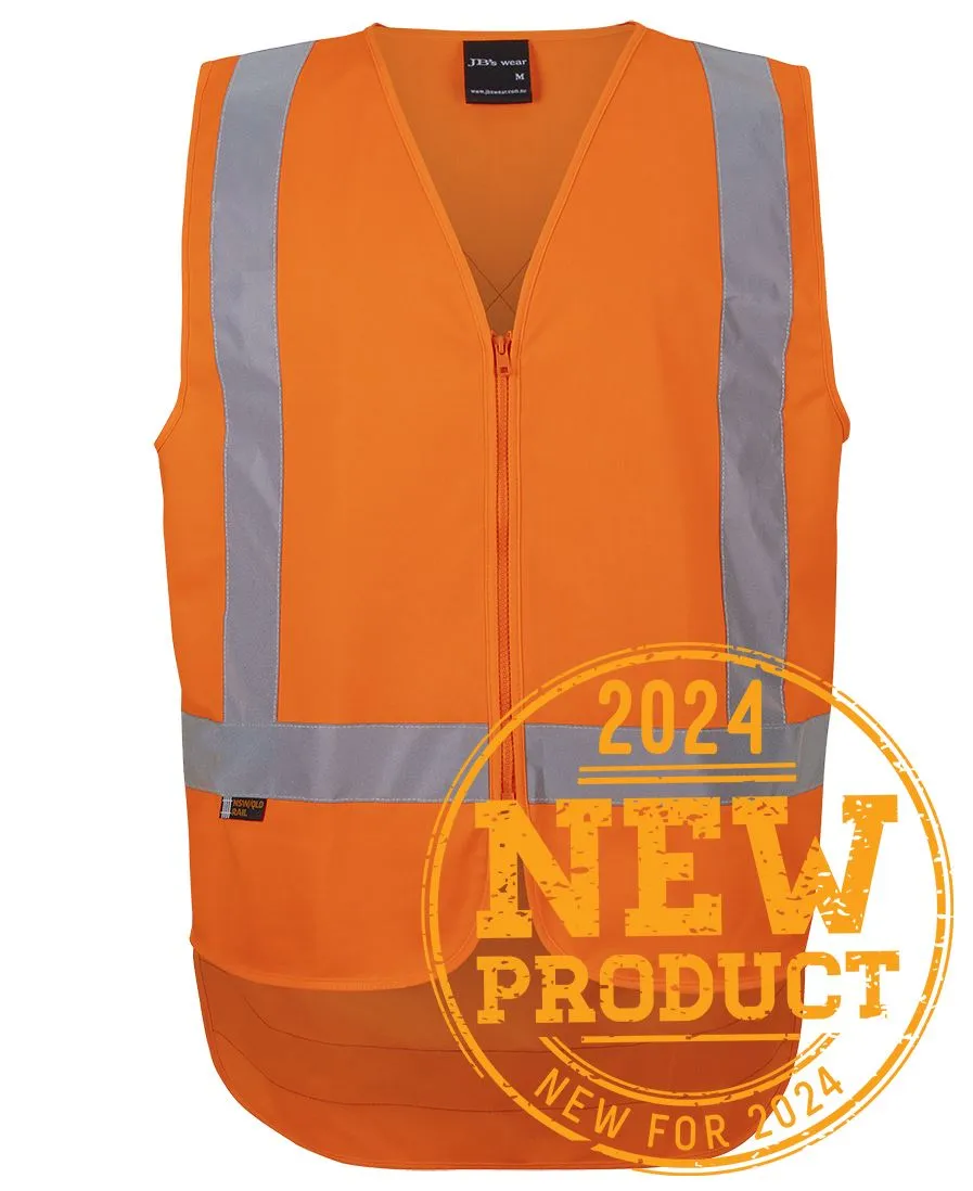 JB's NSW/QLD Rail (D N) Zip X-Back Safety Vest (6DVQV)