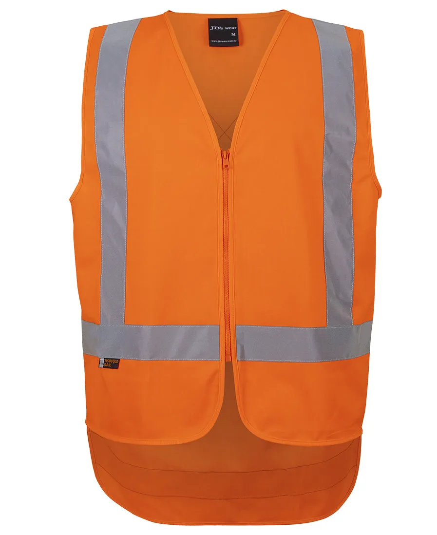 JB's NSW/QLD Rail (D N) Zip X-Back Safety Vest (6DVQV)