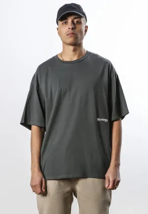 LOGO RELAXED T-SHIRT COAL