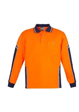 Mens Hi Vis Squad L/S Polo