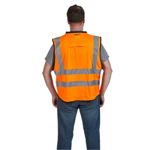 Milwaukee Class 2 High Visibility Orange Performance Safety Vest