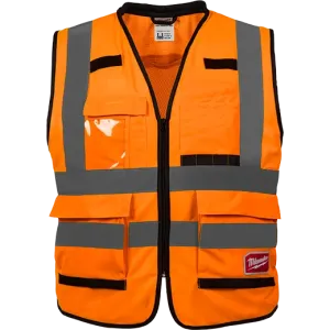 Milwaukee Class 2 High Visibility Orange Performance Safety Vest