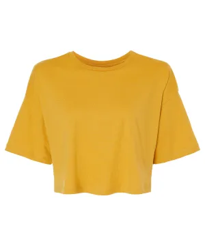 Mustard - Women’s Jersey crop tee