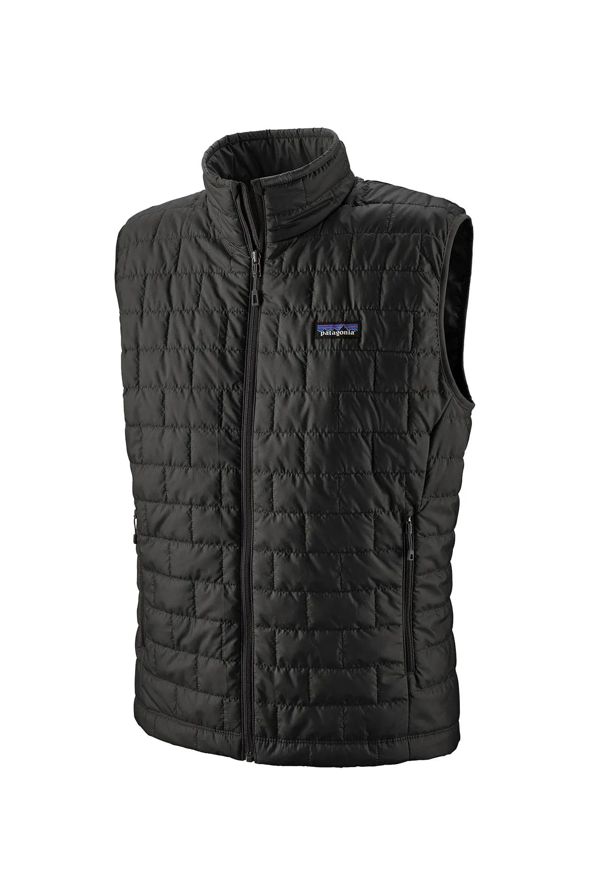 Patagonia Mens Nano Puff Customized Vests, Black