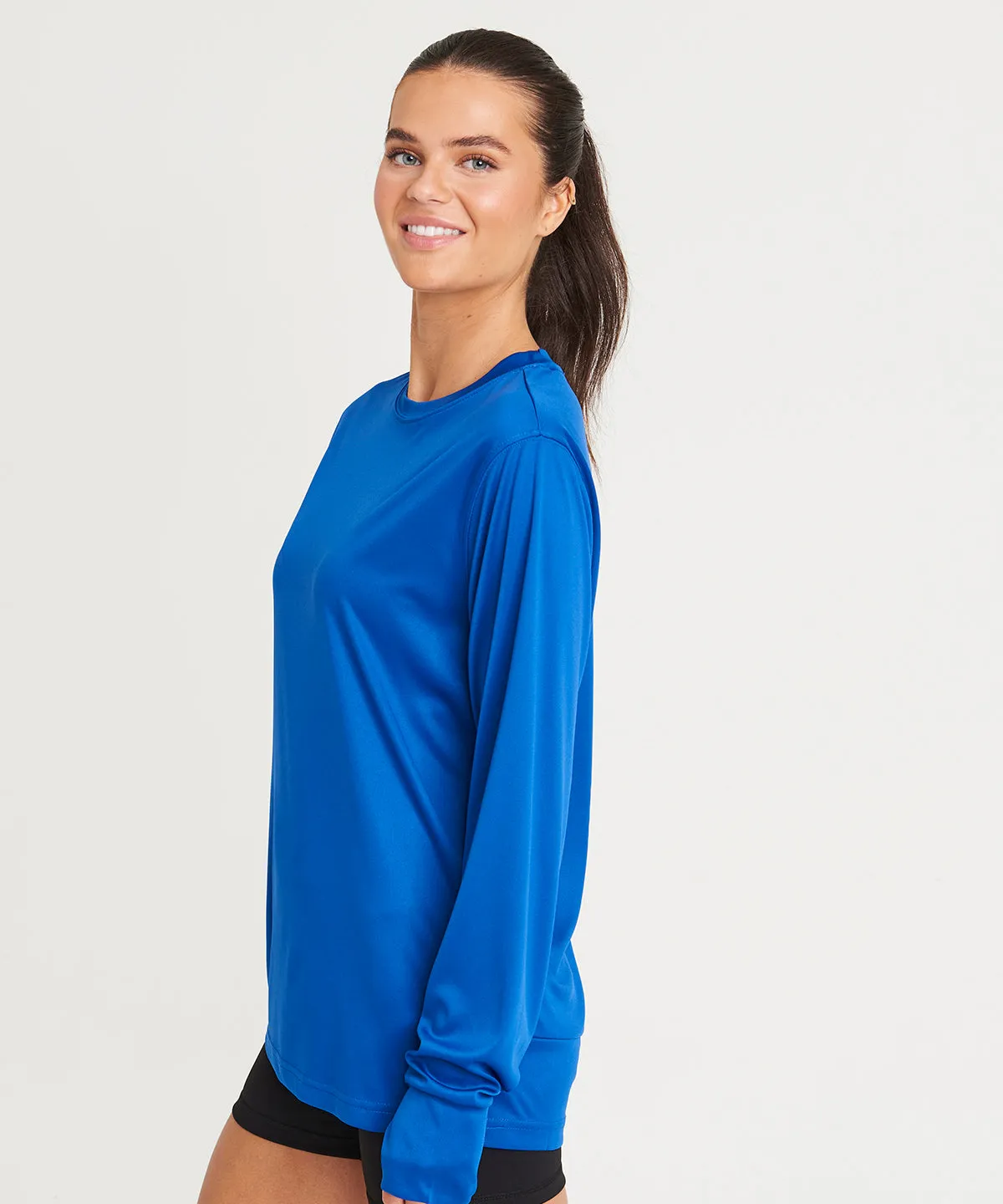 Royal Blue - Long sleeve active T