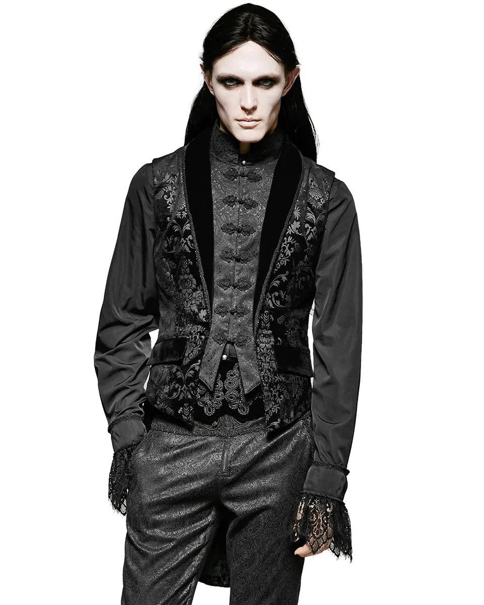 Y-696 Mens Gothic Aristocrat Tailcoat Vest
