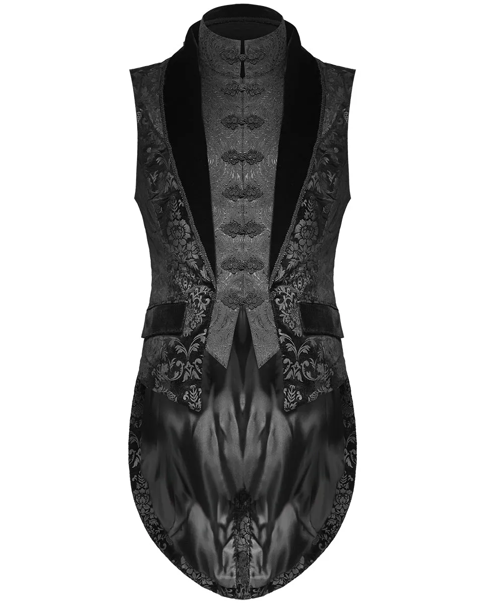 Y-696 Mens Gothic Aristocrat Tailcoat Vest