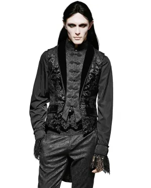 Y-696 Mens Gothic Aristocrat Tailcoat Vest