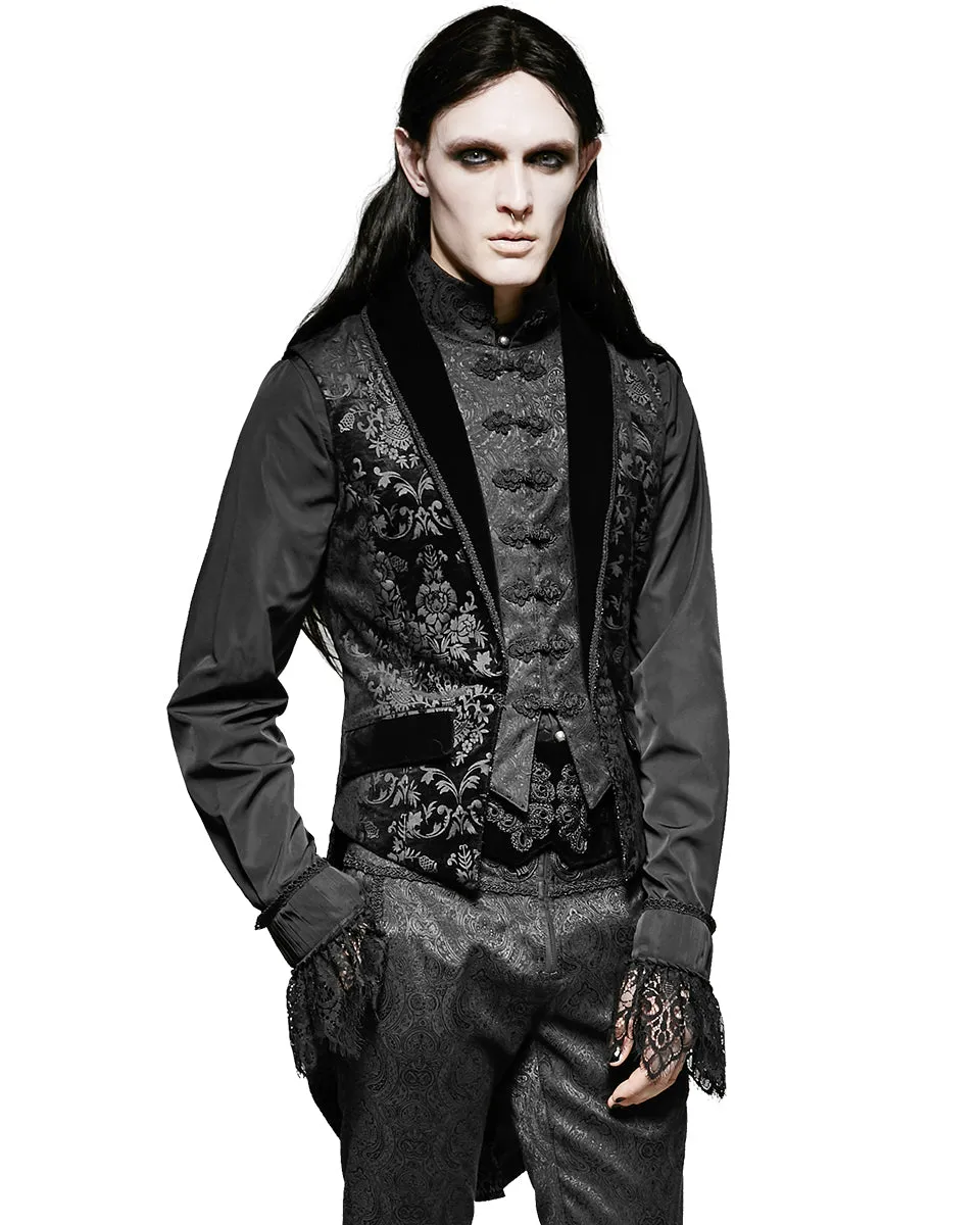 Y-696 Mens Gothic Aristocrat Tailcoat Vest