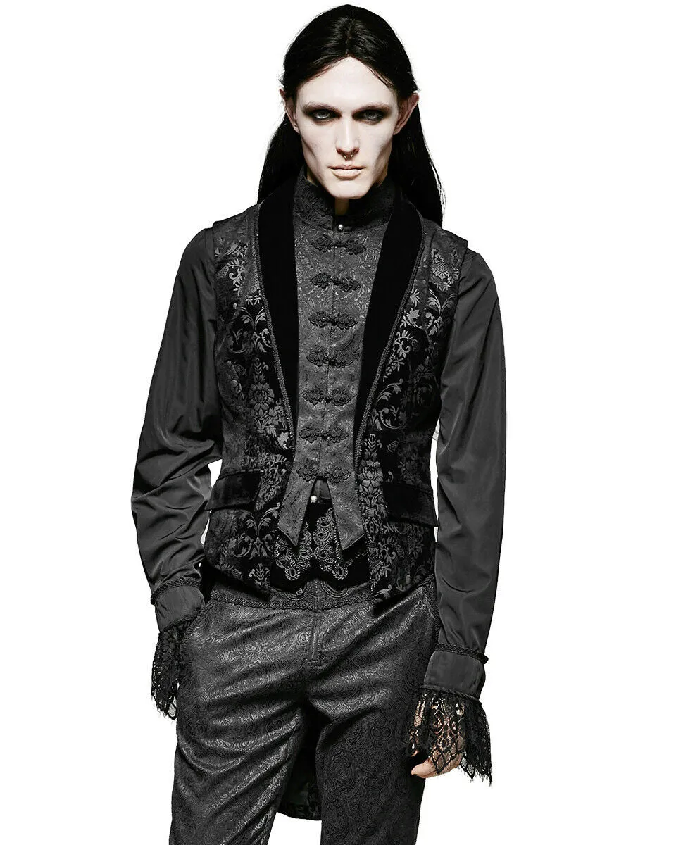 Y-696 Mens Gothic Aristocrat Tailcoat Vest