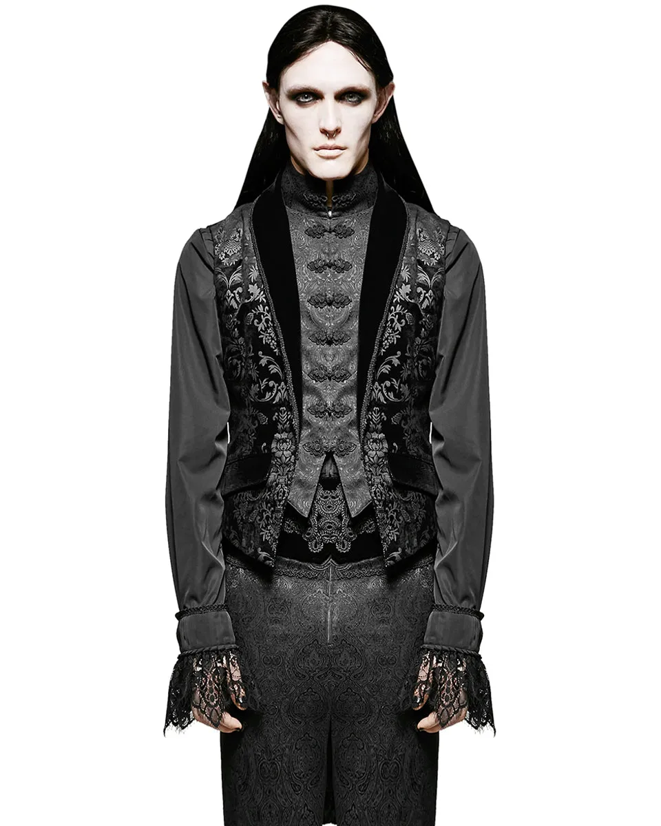 Y-696 Mens Gothic Aristocrat Tailcoat Vest